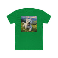 Westie Adventure Men's Cotton Crew Tee