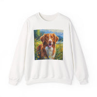 Dixie the Nova Scotia Duck Tolling Retriever 50/50 Crewneck Sweatshirt