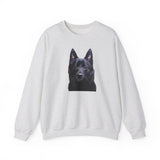 Schipperke Dog Lover Unisex Crewneck 50/50 Sweatshirt - Cool Canine Design