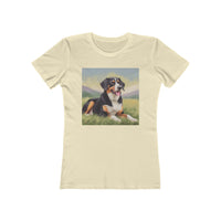 Entlebucher Mountain Dog Women's Slim Fitted Ringspun Cotton Tee