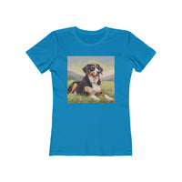 Entlebucher Mountain Dog Women's Slim Fitted Ringspun Cotton Tee