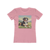 Entlebucher Mountain Dog Women's Slim Fitted Ringspun Cotton Tee