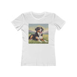 Entlebucher Mountain Dog Women's Slim Fitted Ringspun Cotton Tee