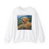 Golden Retriever Unisex 50/50 Crewneck Sweatshirt