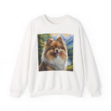German Spitz Unisex 50/50 Crewneck Sweatshirt