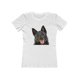 Schipperke - Women's Slim Fit Ringspun Cotton T-Shirt