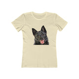 Schipperke - Women's Slim Fit Ringspun Cotton T-Shirt