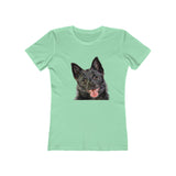 Schipperke - Women's Slim Fit Ringspun Cotton T-Shirt