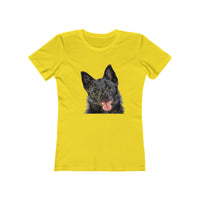 Schipperke - Women's Slim Fit Ringspun Cotton T-Shirt
