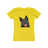 Schipperke - Women's Slim Fit Ringspun Cotton T-Shirt