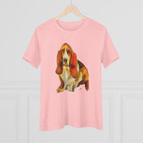 Basset Hound 'Lautrec' Women's Relaxed Fit Tee