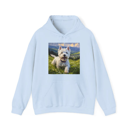 Westie Unisex 50/50 Hooded Sweatshirt