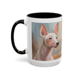 Xoloitzcuintli 'Mexican Hairless' - Ceramic Accent Coffee Mug (11, 15oz)