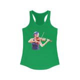 The Bowist - Violin - Women's Racerback Tank