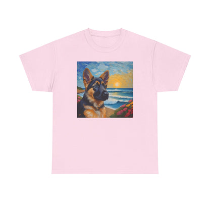 German Shepherd Puppy #2 - Classic Heavy Cotton Tee