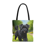 Affenspinscher - Vibrant Polyester Tote Bag