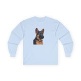German Shepherd Puppy Classic Cotton Long Sleeve Tee