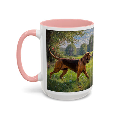 Bloodhound Ceramic Accent Coffee Mug