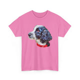 English Cocker Spaniel 'Tango' Unisex Heavy Cotton Tee