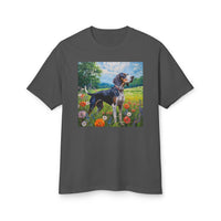 Bluetick Coonhound - Unisex Relaxed Fit Garment-Dyed Heavyweight Cotton Tee