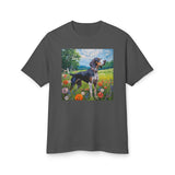 Bluetick Coonhound - Unisex Relaxed Fit Garment-Dyed Heavyweight Cotton Tee