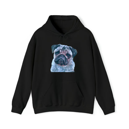 Pug 'Pompey' Unisex 50/50 Hoodie