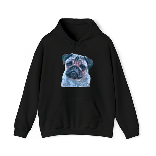 Pug 'Pompey' Unisex 50/50 Hoodie