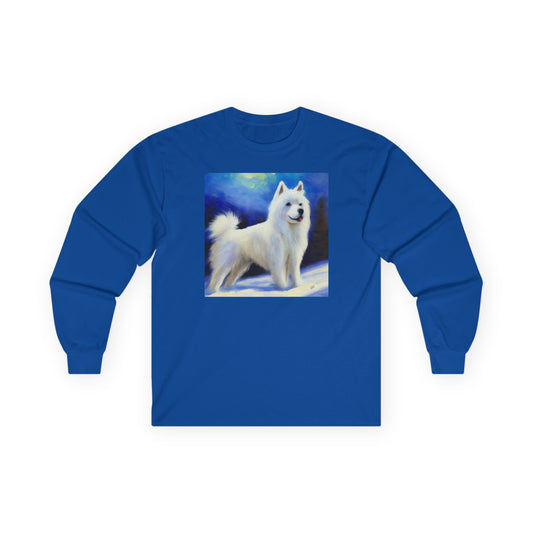 American Eskimo Dog Cotton Long Sleeve Tee