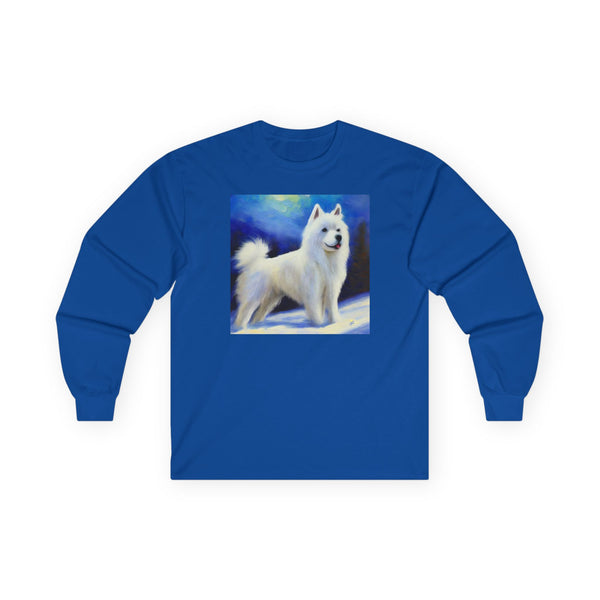American Eskimo Dog Cotton Long Sleeve Tee