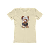Yorkshire Terrier Women's Slim Fit Ringspun Cotton Tee