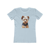 Yorkshire Terrier Women's Slim Fit Ringspun Cotton Tee