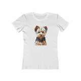 Yorkshire Terrier Women's Slim Fit Ringspun Cotton Tee