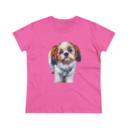 Shih-Tzu Women's Midweight Cotton Tee