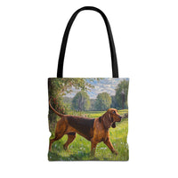 Bloodhound Polyester Tote Bag (AOP)