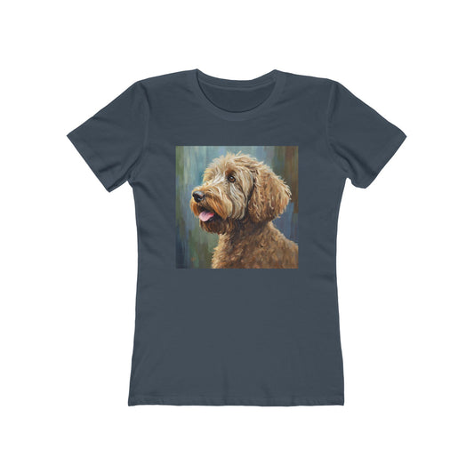 Labradoodle Women's Slim Fitted Ringspun Cotton Tee