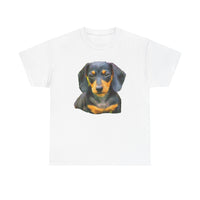 Dachshund 'Doxie #2' Unisex Heavy Cotton Tee