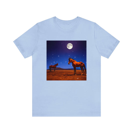 Moonlight Horses -  Classic Jersey Short Sleeve Tee