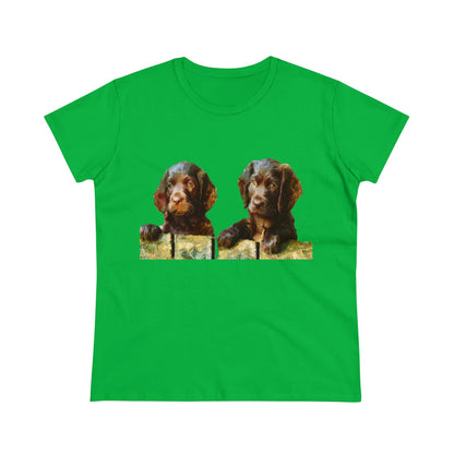 Boykin Spaniel Women's Midweight Cotton Tee