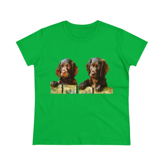 Boykin Spaniel Women's Midweight Cotton Tee