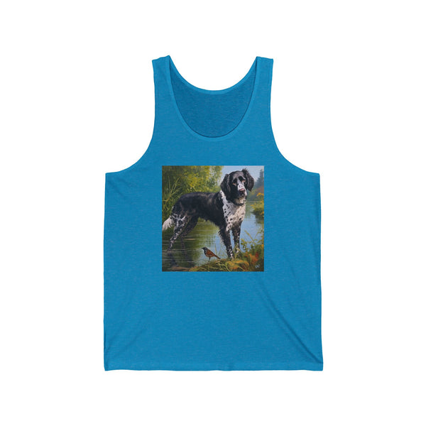 large Munsterlander - Unisex Jersey Tank