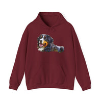 Bernese Mountain Dog - #1  -  Unisex 50/50 Hooded Sweatshirt