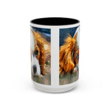 Cavalier King Charles Puppy - Accent Coffee Mug - 2 Sizes