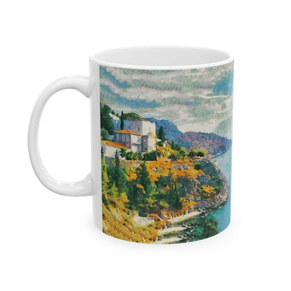 Hydra (Greece) Hillside - Ceramic Mug 11oz