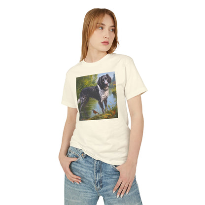 Large Munsterlander Unisex Relaxed Fit Tee