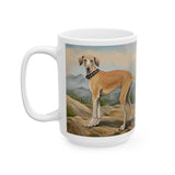 Sloughi - Arabian Greyhound - Ceramic Mug - 2 Sizes