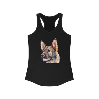 German Shepherd 'Hans' Women's Racerback Tank