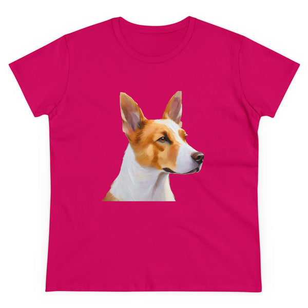 Canaan Dog of Israel Women's Midweight Cotton Tee