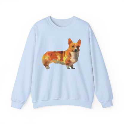 Elegant Pembroke Welsh Corgi Crewneck Sweatshirt