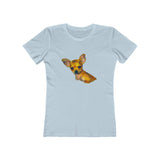 Chihuahua 'Belle' Women's Slim Fit Ringspun Cotton T-Shirt