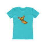 Chihuahua 'Belle' Women's Slim Fit Ringspun Cotton T-Shirt